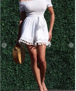 Dress Day Maxi Dresses & Jumpsuits Fringe With Benefits Romper