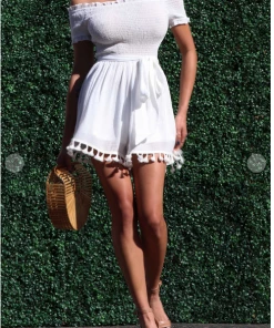 Dress Day Fringe With Benefits Romper