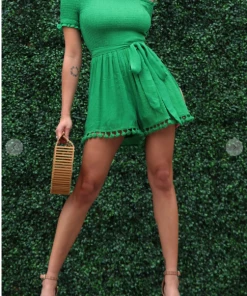 Dress Day Fringe With Benefits Romper