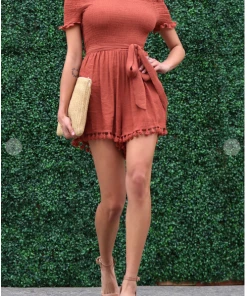 Dress Day Fringe With Benefits Romper