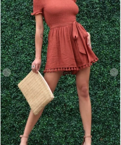 Dress Day Fringe With Benefits Romper