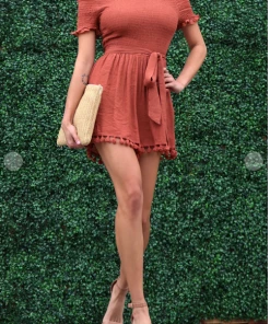 Dress Day Fringe With Benefits Romper