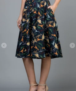 LA SOUL Land Of The Dinosaur Skirt Mini Skirts & Mid Length Skirt