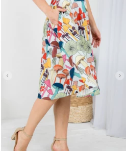 LA SOUL Mini Skirts & Mid Length Skirt Me And My Mushroom Skirt