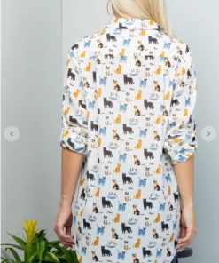 LA SOUL Cat & Friends Long Sleeve Top