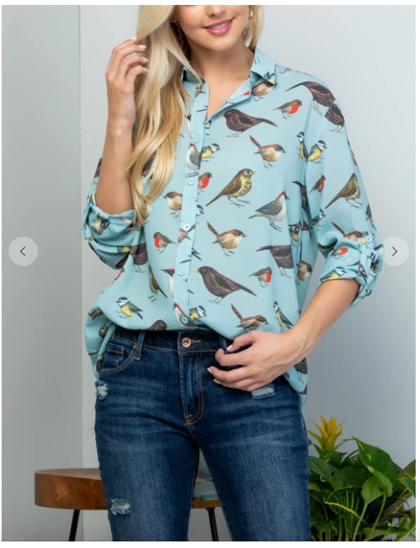 La Soul Bye Bye Birdie Button Down Top Long Sleeve Top 3 La Soul Bye Bye Birdie Button Down Top Long Sleeve Top