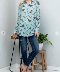 La Soul Bye Bye Birdie Button Down Top Long Sleeve Top 10 La Soul Bye Bye Birdie Button Down Top Long Sleeve Top