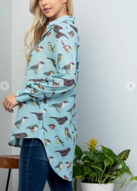 La Soul Bye Bye Birdie Button Down Top Long Sleeve Top 5 La Soul Bye Bye Birdie Button Down Top Long Sleeve Top