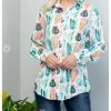 La Soul Cactus Craze Button Down Top