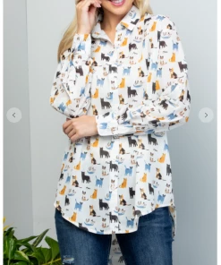 LA SOUL Cat & Friends Long Sleeve Top