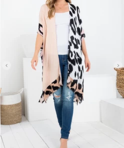 LA SOUL Never Mind Leopard Kimono Kimonos