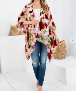 LA SOUL Kimonos Ring Around The Roses Kimono