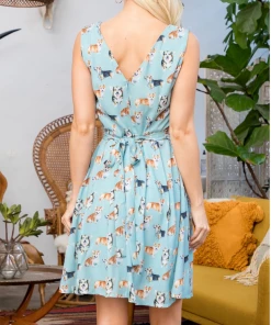 LA SOUL Printed Dresses Corgi Dress