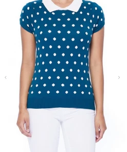 MAK-1 Pretty In Polka Dot Collar Top 33 MAK-1 Pretty In Polka Dot Collar Top