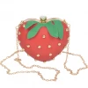 H&D Strawberry Studded Clutch Purses