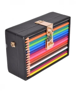 SUZI BAG Purses Pencil Me In Case With Lock And Key