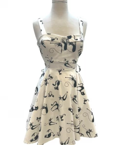 IXIA2 Pin Up Dresses Steal Hearts- White Dress