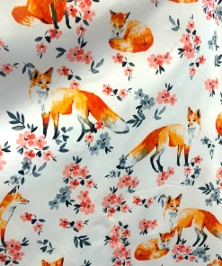 IXIA2 Fashion Frenzy Fox & Flowers Midi Skirt
