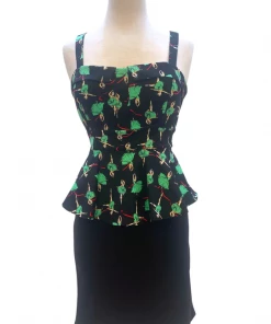 Varga Pretty In Peplum Ballerina Top