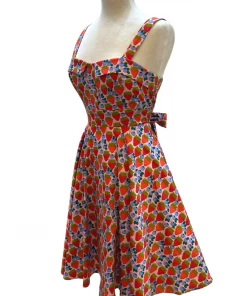 IXIA2 Pin Up Dresses Missy Strawberries & Blueberries