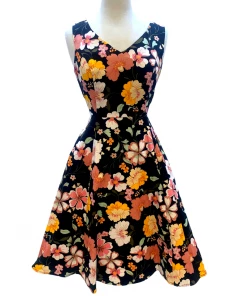 IXIA2 Claire Floral Dress Pin Up Dresses