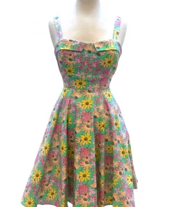 IXIA2 Missy Pale Green Carnation Pin Up Dresses