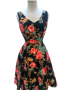 IXIA2 Pin Up Dresses Claire Endless Floral Dress