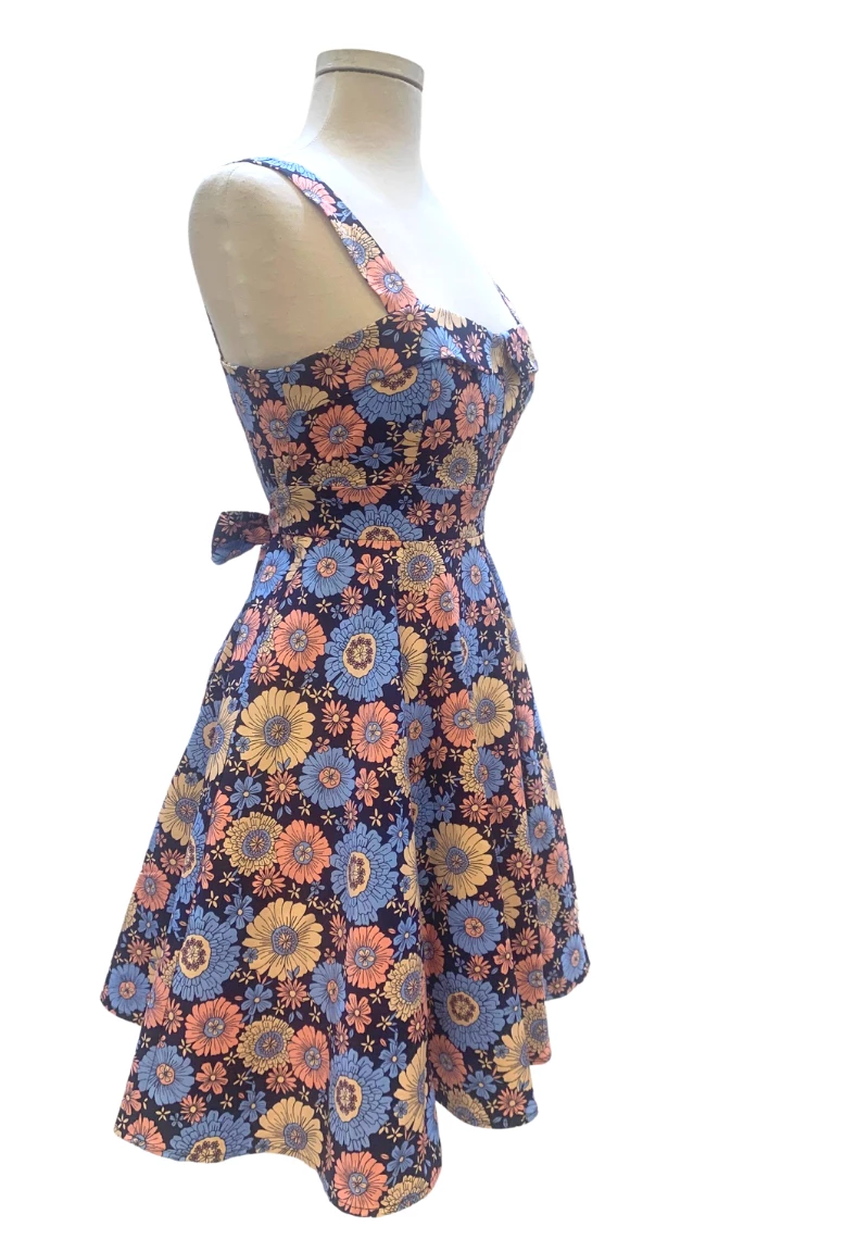 IXIA2 Missy Blue Carnation Pin Up Dresses 4 IXIA2 Missy Blue Carnation Pin Up Dresses