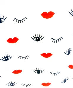 IXIA2 Pin Up Dresses Claire Lips And Lashes Dress