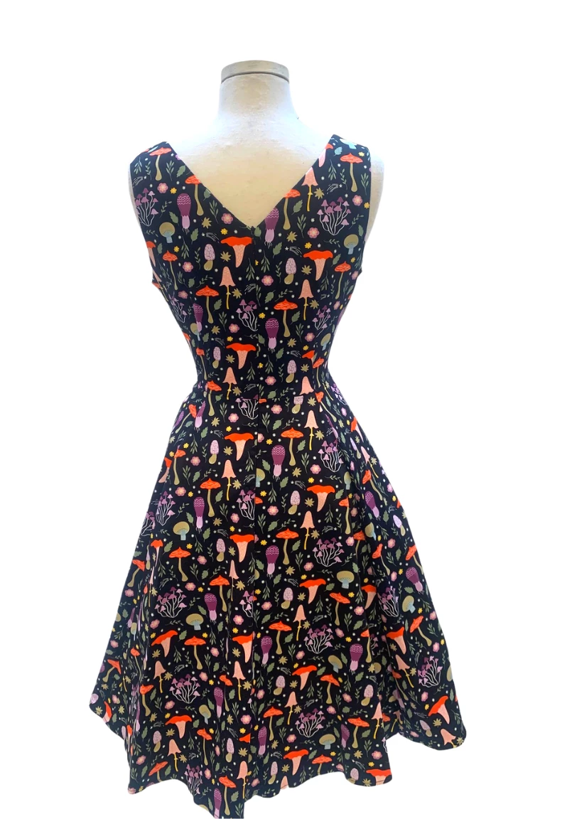 IXIA2 Claire Purple Mushroom Dress 5 IXIA2 Claire Purple Mushroom Dress