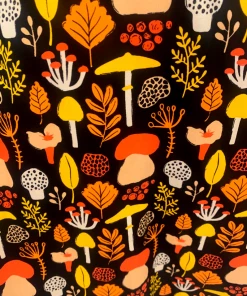 IXIA2 Pin Up Dresses Claire Yellow Mushroom Dress