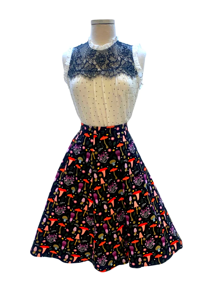 IXIA2 Fashion Frenzy Me And My Mushroom Midi Skirt Mini Skirts & Mid Length Skirt 3 IXIA2 Fashion Frenzy Me And My Mushroom Midi Skirt Mini Skirts & Mid Length Skirt