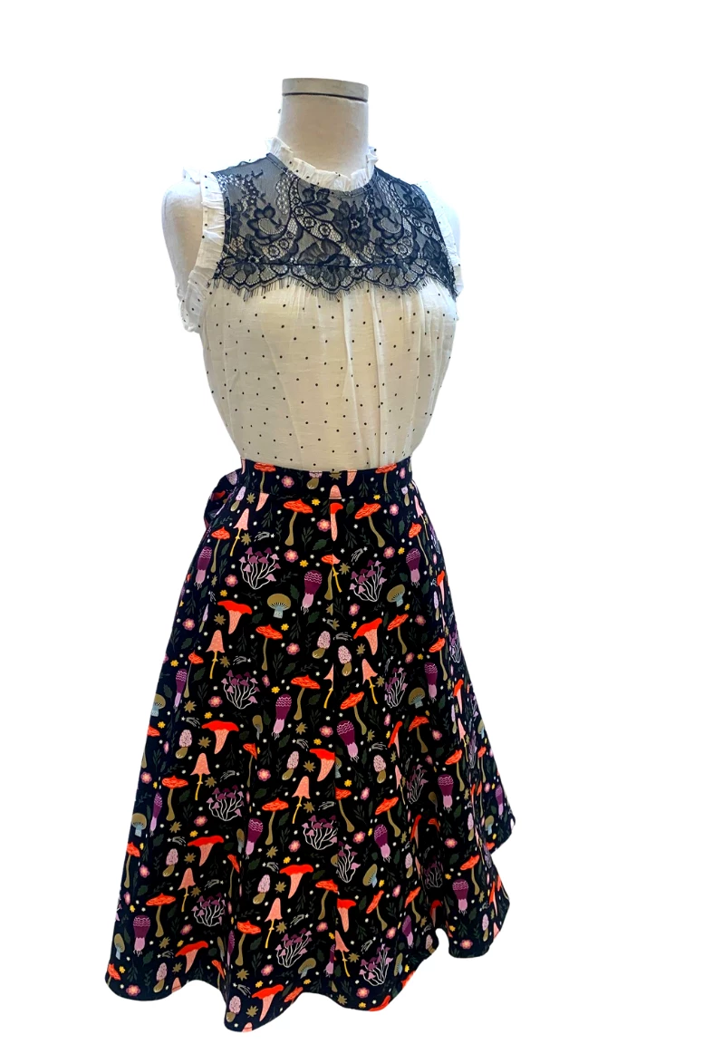 IXIA2 Fashion Frenzy Me And My Mushroom Midi Skirt Mini Skirts & Mid Length Skirt 4 IXIA2 Fashion Frenzy Me And My Mushroom Midi Skirt Mini Skirts & Mid Length Skirt