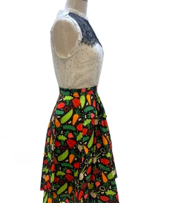 IXIA2 Fashion Frenzy Veggie Party Midi Skirt Mini Skirts & Mid Length Skirt