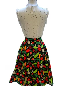 IXIA2 Fashion Frenzy Veggie Party Midi Skirt Mini Skirts & Mid Length Skirt 8 IXIA2 Fashion Frenzy Veggie Party Midi Skirt Mini Skirts & Mid Length Skirt