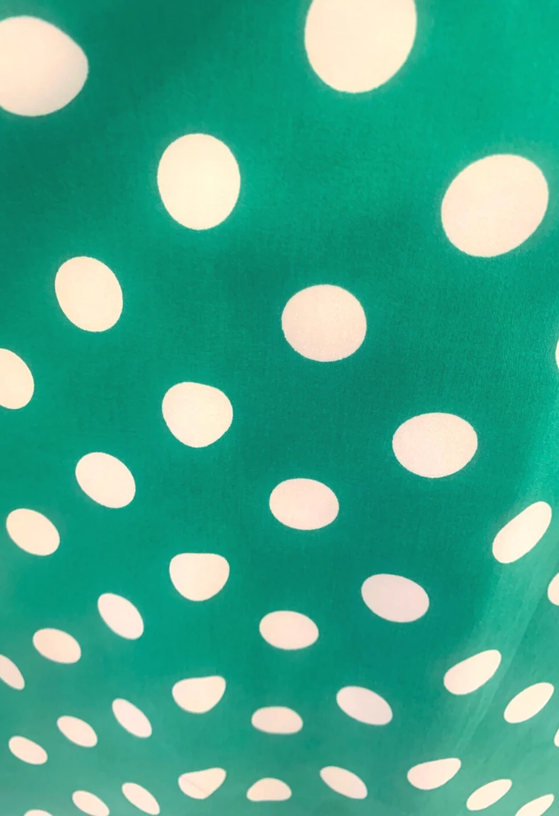 IXIA2 Sea Green Big Polka Dot Dress 6 IXIA2 Sea Green Big Polka Dot Dress