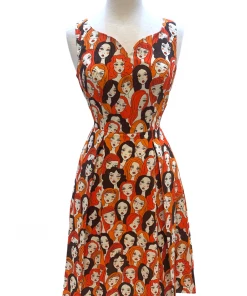 IXIA2 Claire Faces Dress Pin Up Dresses