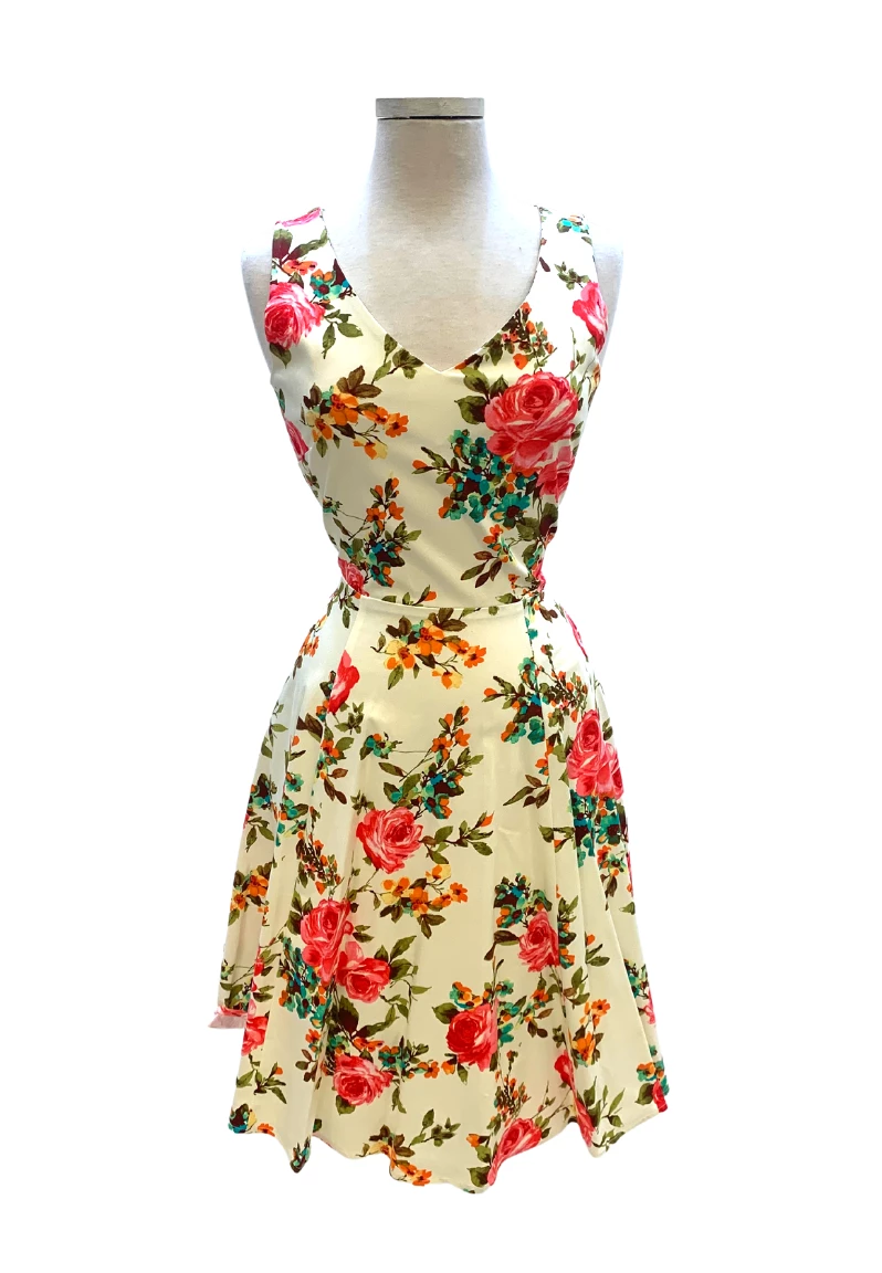 IXIA2 Claire Endless Floral Dress Pin Up Dresses 3 IXIA2 Claire Endless Floral Dress Pin Up Dresses