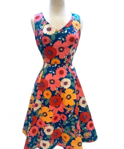 IXIA2 Claire Carnation Floral Dress