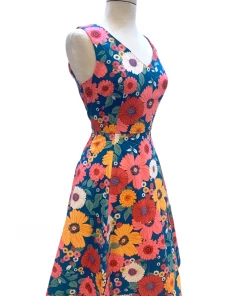IXIA2 Claire Carnation Floral Dress