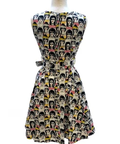 IXIA2 Pin Up Dresses So Cool Shades Dress With Tie