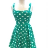 Varga Pin Up Dresses Merry Marilyn Dress -Green