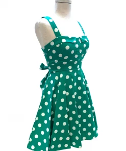 Varga Pin Up Dresses Merry Marilyn Dress -Green