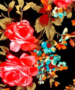 IXIA2 Pin Up Dresses Missy Forever Endless Floral Black