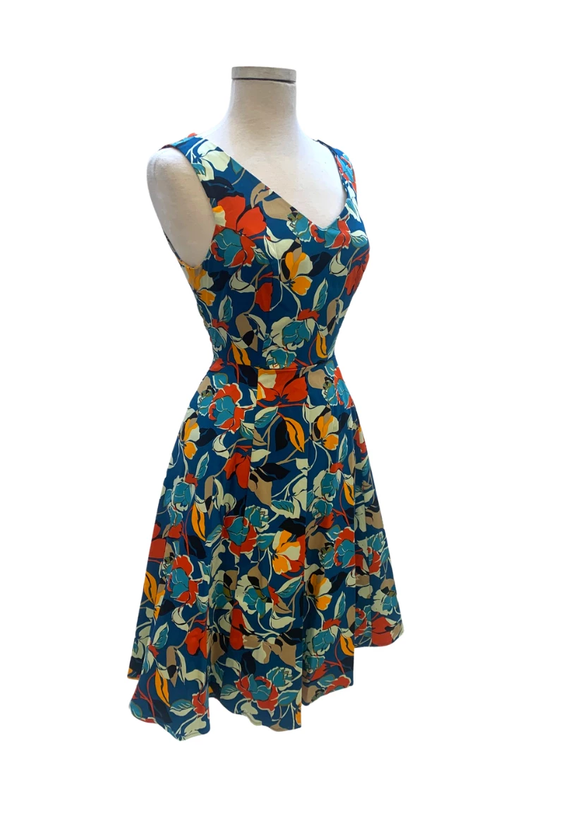 IXIA2 Pin Up Dresses Claire Navy Floral Dress 4 IXIA2 Pin Up Dresses Claire Navy Floral Dress