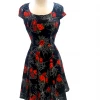 IXIA2 Pin Up Dresses Spider Web And Roses