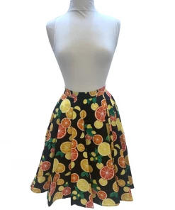 IXIA2 Fashion Frenzy Citrus Skirt Midi Skirt