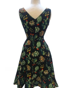 IXIA2 Pin Up Dresses Claire Black Mushroom Dress