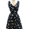 IXIA2 Pin Up Dresses Claire Cat Steal Hearts Dress
