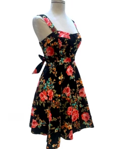 IXIA2 Pin Up Dresses Missy Forever Endless Floral Black